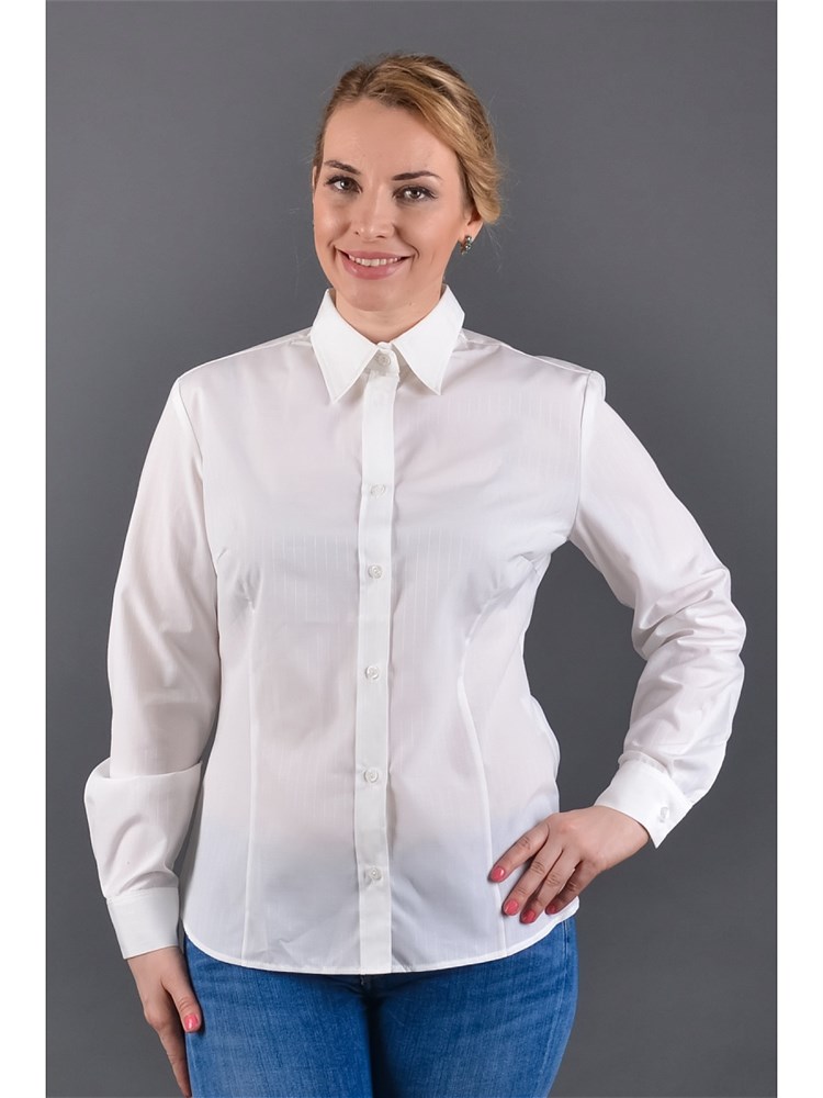 Белые строгие блузки