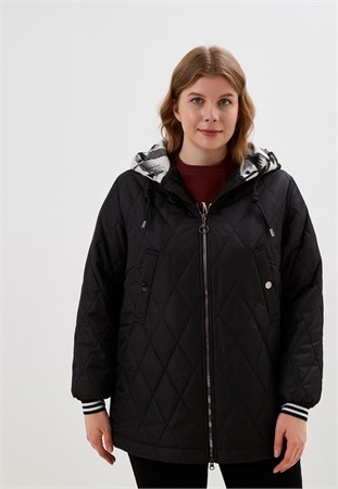 Кармель УК 723 черн пл куртка ОСЕНЬ-ВЕСНА 723 черн
