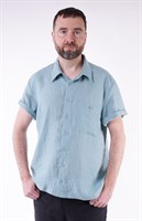 Льняная мужская рубашка 8004-55