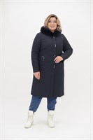Кармель пальто ЕП 1510 синее зима