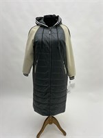 Кармель УП 655 пл м  (хаки / трик. темн. беж)) Пальто женское весеннее. 