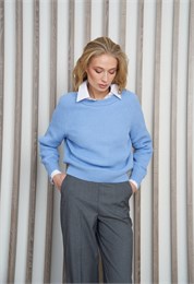 Свитер 7055-23-4 голубой  7055-23-4