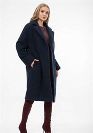 VZU912418 Пальто женское синее