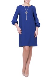 ALDS8026-1 Платье женское (синий)
