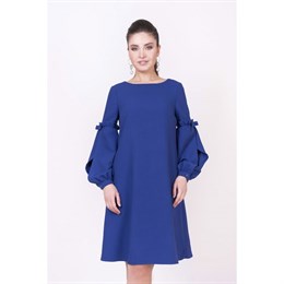 ALDS8023-1 Платье женское (синий)