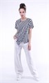 4511 Блуза трикотажная в полоску 4511