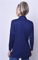 4516-5 синяя блуза 7881