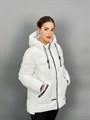 Кармель ЕК 2023 C белая Куртка жен. пл ЗИМА  - фото 21324