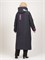 Кармель УП 817 пальто синий Зима  УП 817