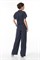 ALCS5022-1/синий комбинезон жен. 00087979