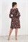 AVDS7017/коричневый платье 00102857